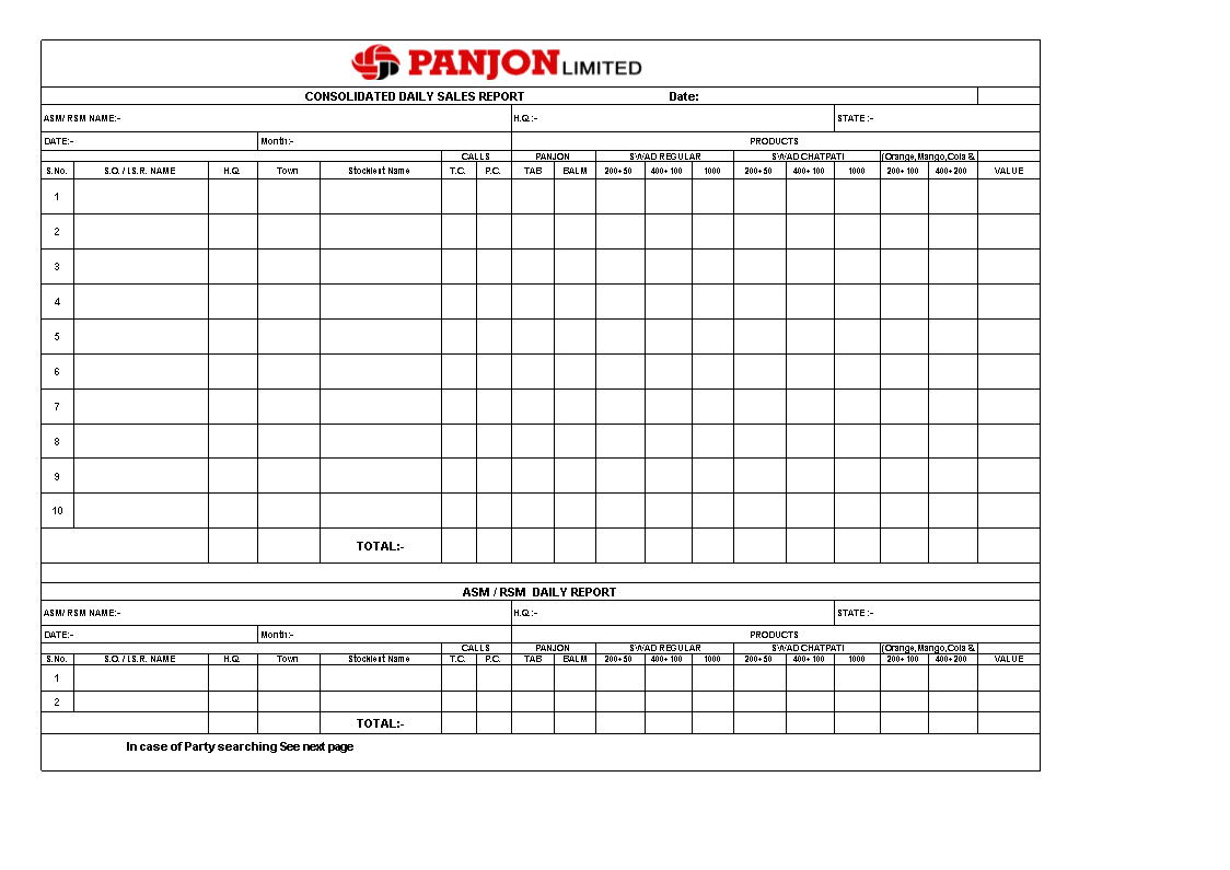 Daily Sales Report Excel | Templates At Allbusinesstemplates For Free Daily Sales Report Excel Template