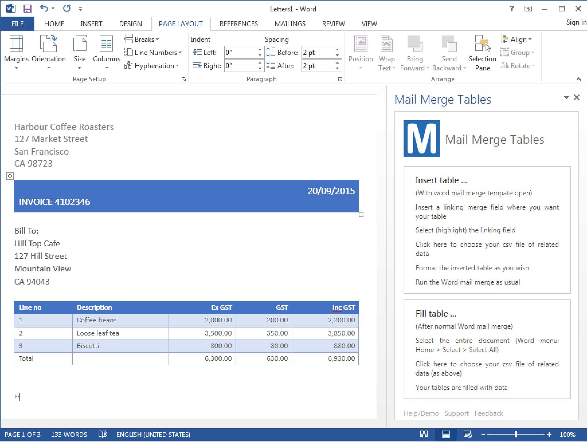 Datasmith – Mail Merge Tables Regarding How To Create A Mail Merge Template In Word 2010