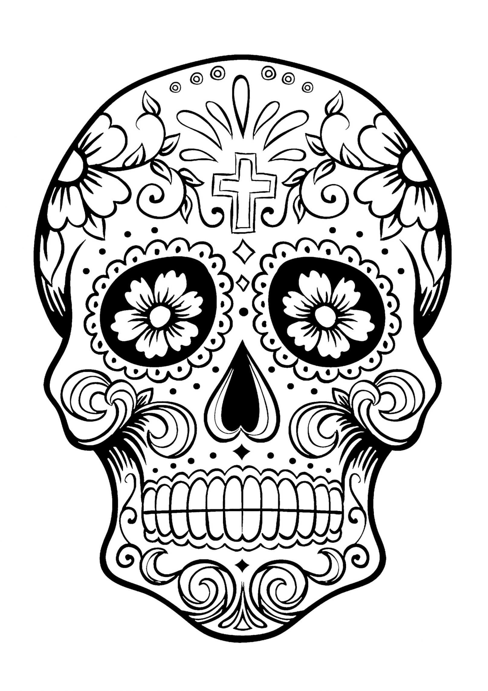 Day Of The Dead Blank Template – Imgflip Pertaining To Blank Sugar Skull Template