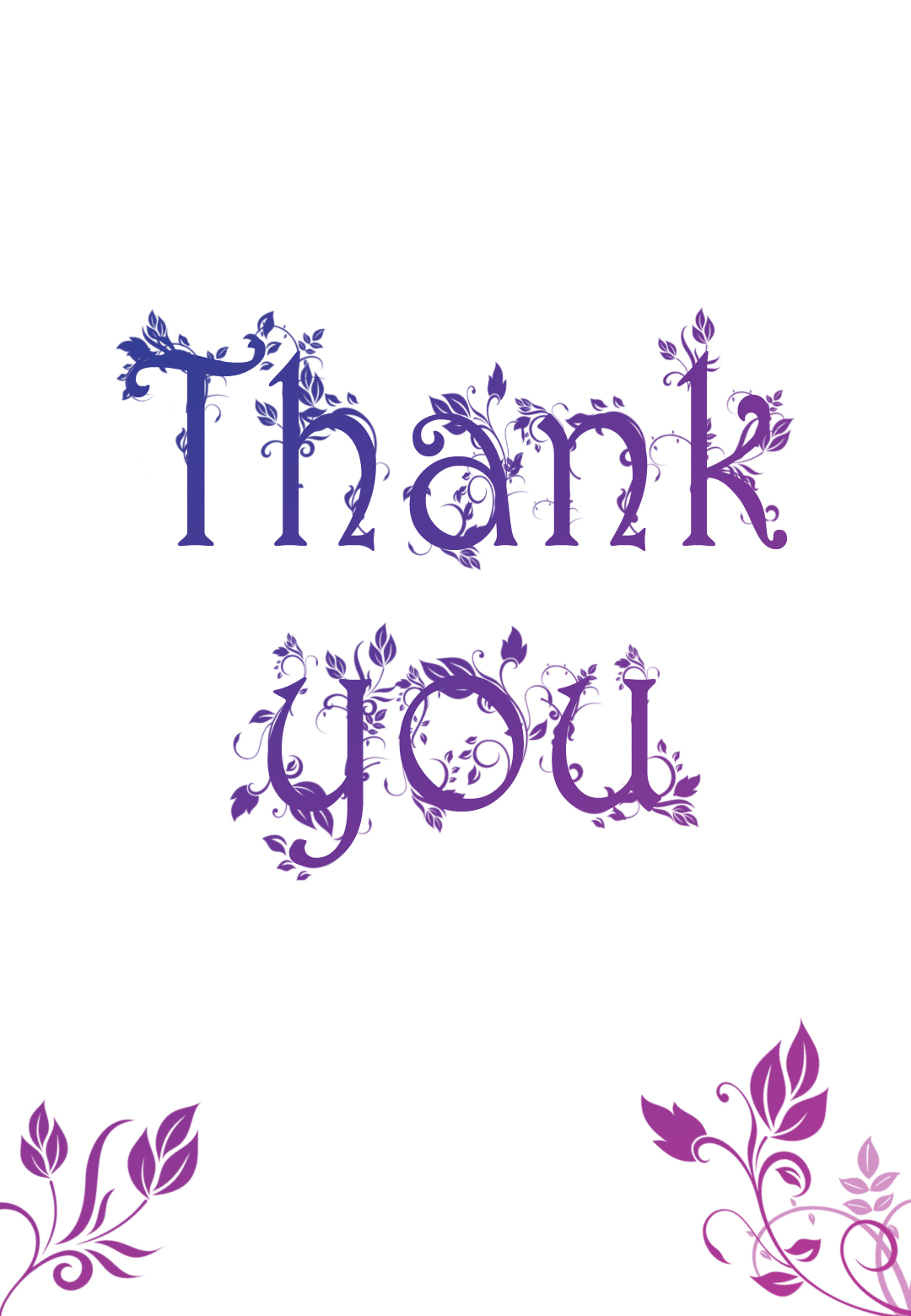 Decorated Thank You Card – Thank You Card Template (Free Within Free Printable Thank You Card Template