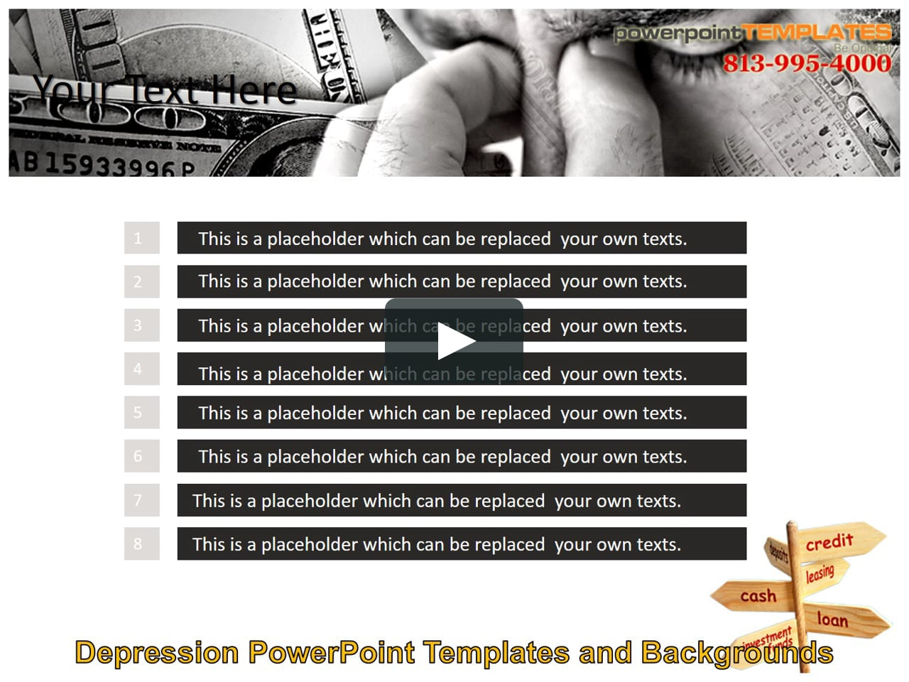 Depression Powerpoint Templates And Backgrounds On Vimeo In Depression Powerpoint Template