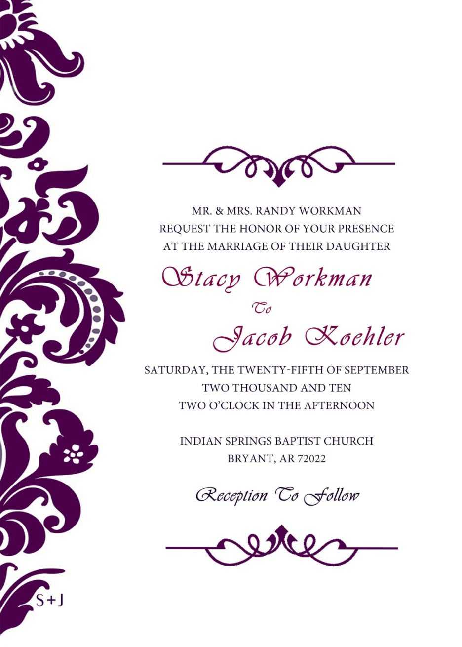 Design For Invitation – Zohre.horizonconsulting.co With Regard To Free E Wedding Invitation Card Templates