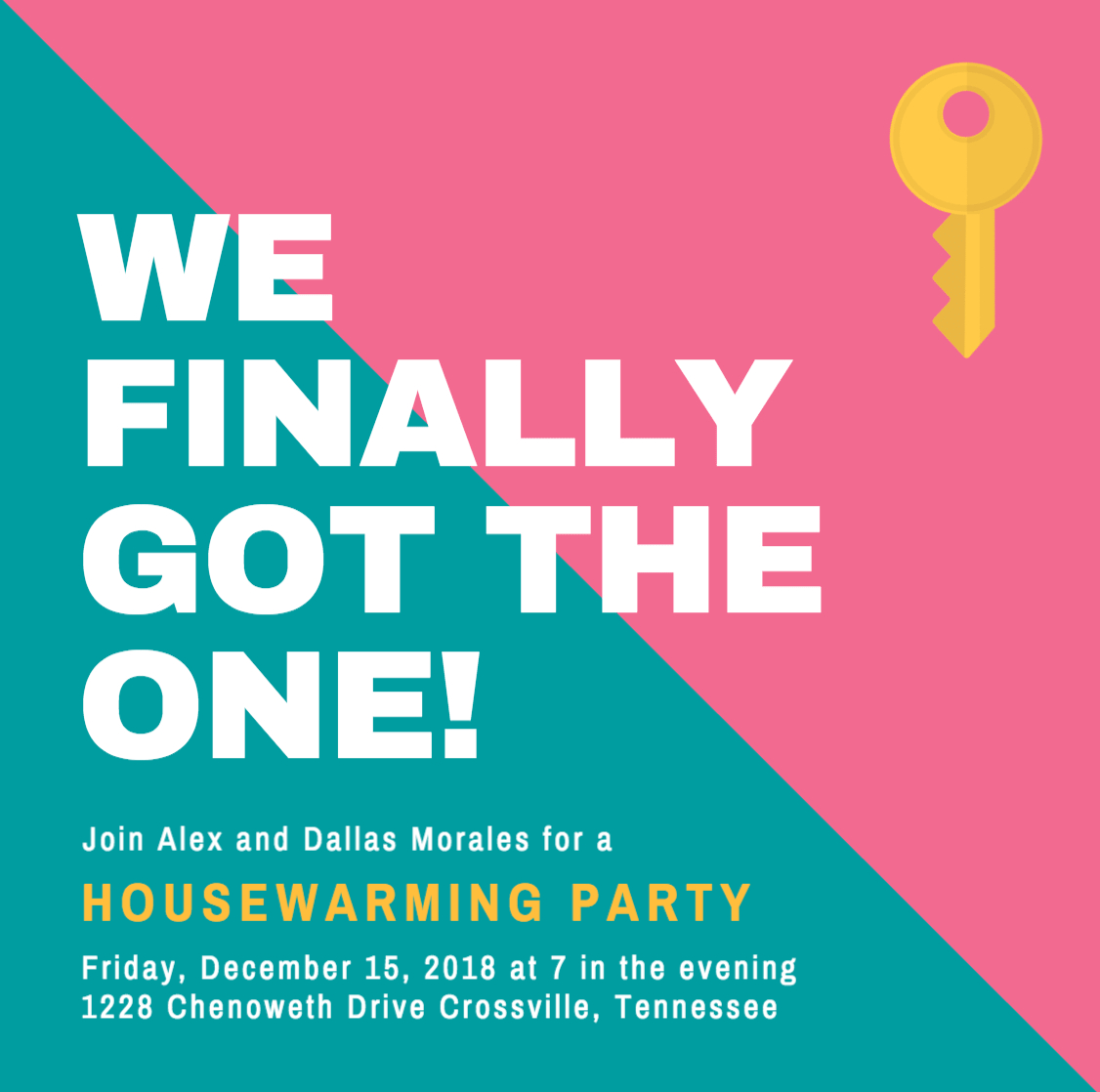 Design Your Own Custom Housewarming Invitations – Canva With Regard To Free Housewarming Invitation Card Template