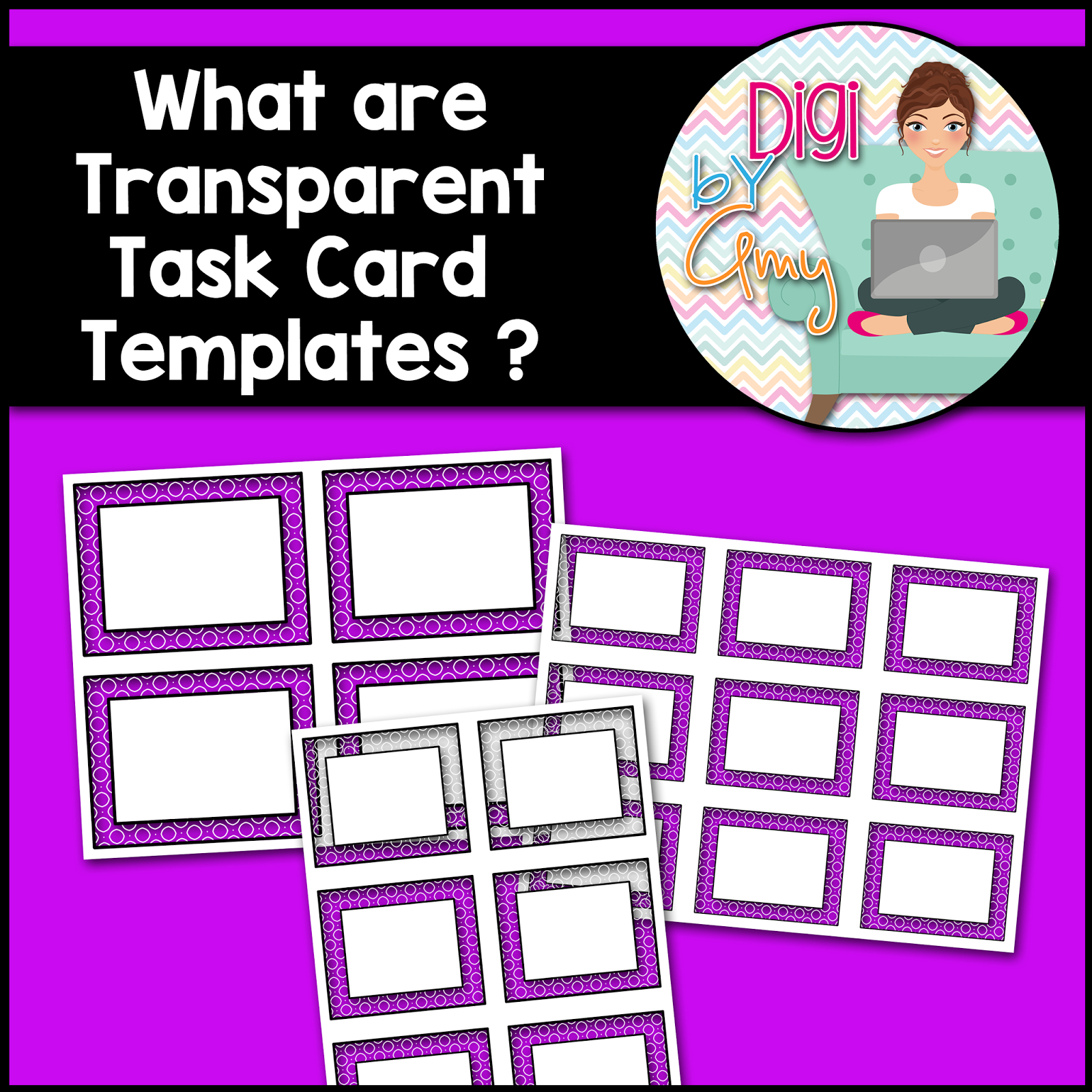 Digiamy: What Are Transparent Task Card Templates? For Task Card Template