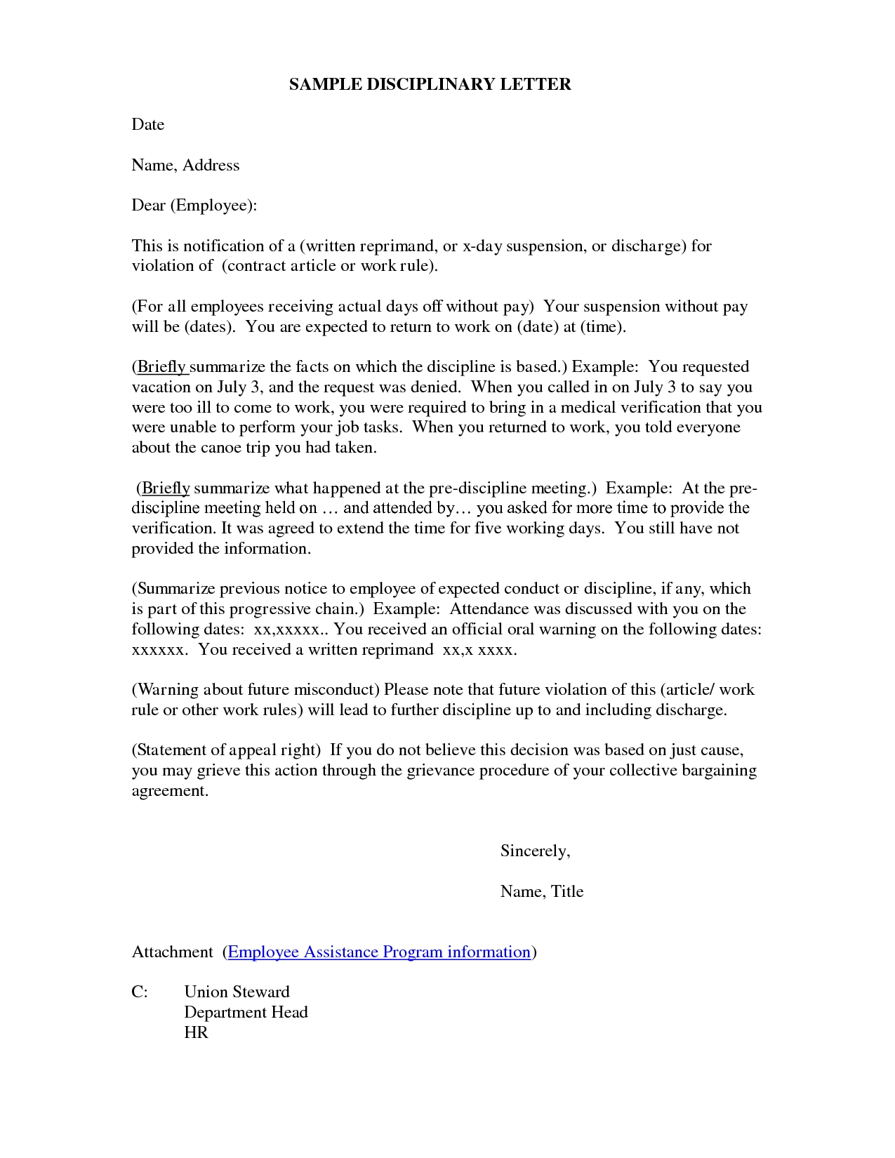 Discipline Letter Templates – Zohre.horizonconsulting.co Intended For Investigation Report Template Disciplinary Hearing