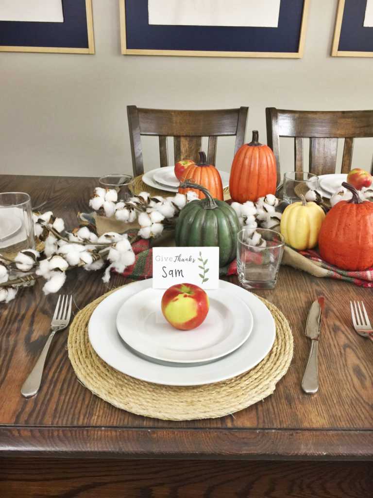 Diy Thanksgiving Place Cards Template | Birkley Lane Interiors In Thanksgiving Place Cards Template