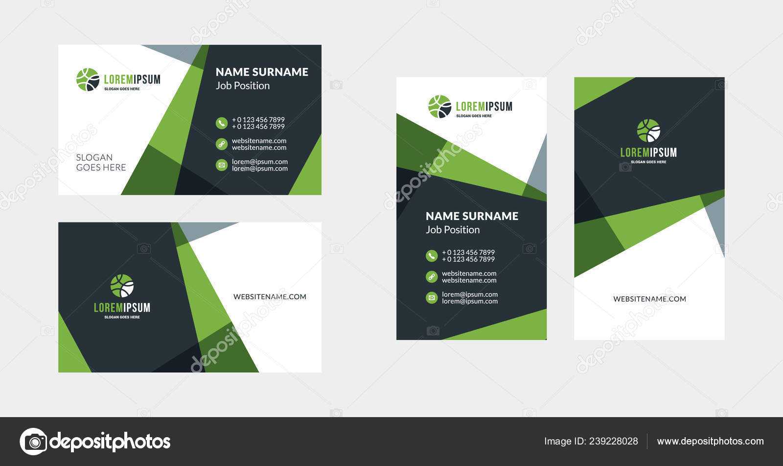 Double Sided Creative Business Card Template Portrait Regarding Landscaping Business Card Template