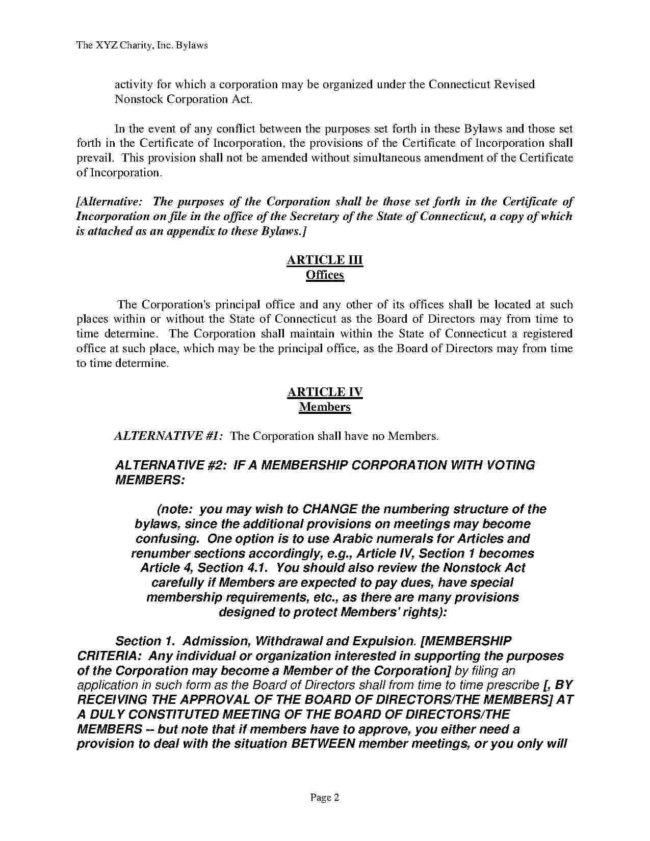 Download Corporate Bylaws Style 8 Template For Free At Inside Corporate Bylaws Template Word