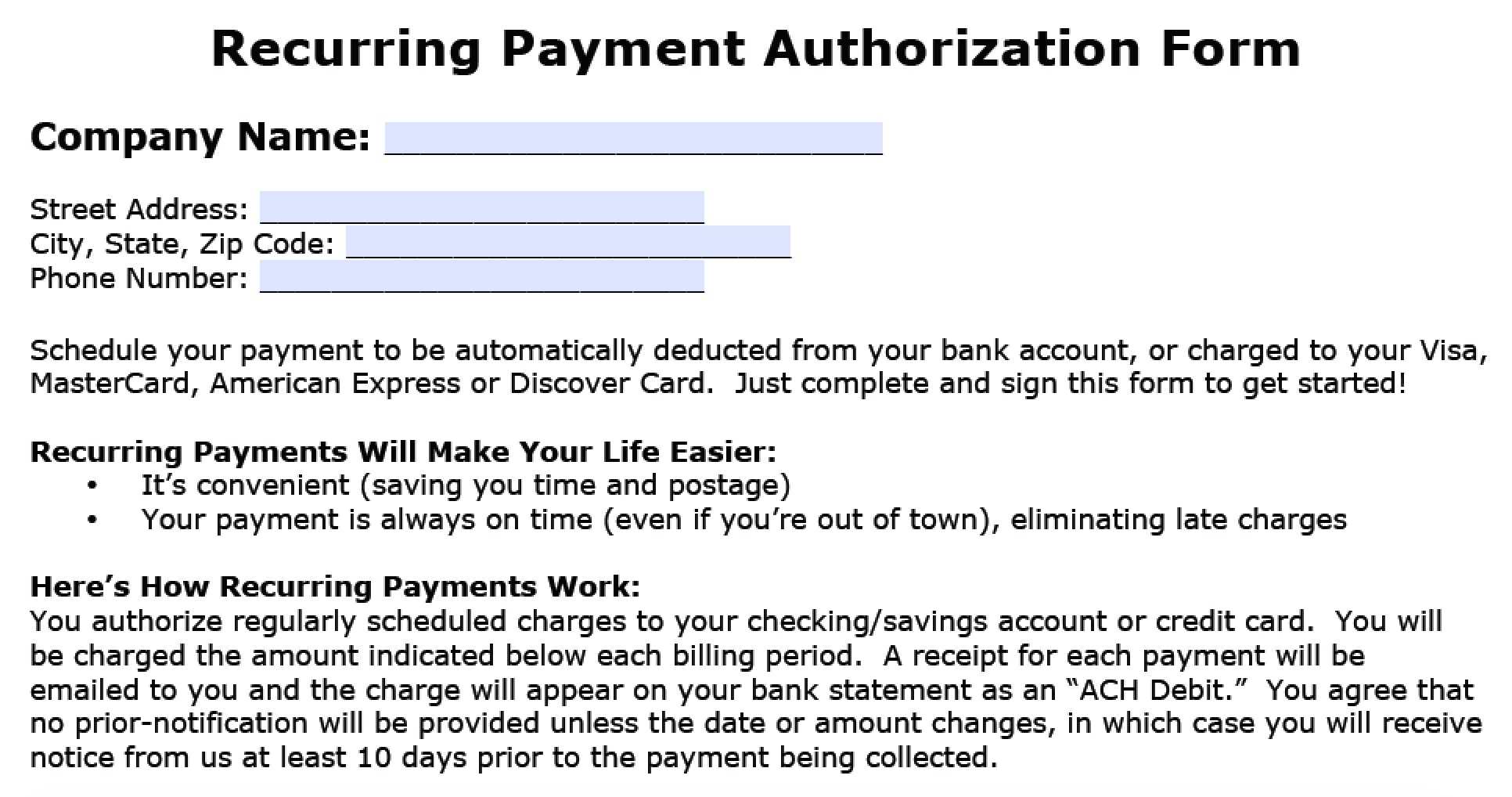 Download Credit Card Authorization Form | Best Credit Cards Inside Credit Card Billing Authorization Form Template