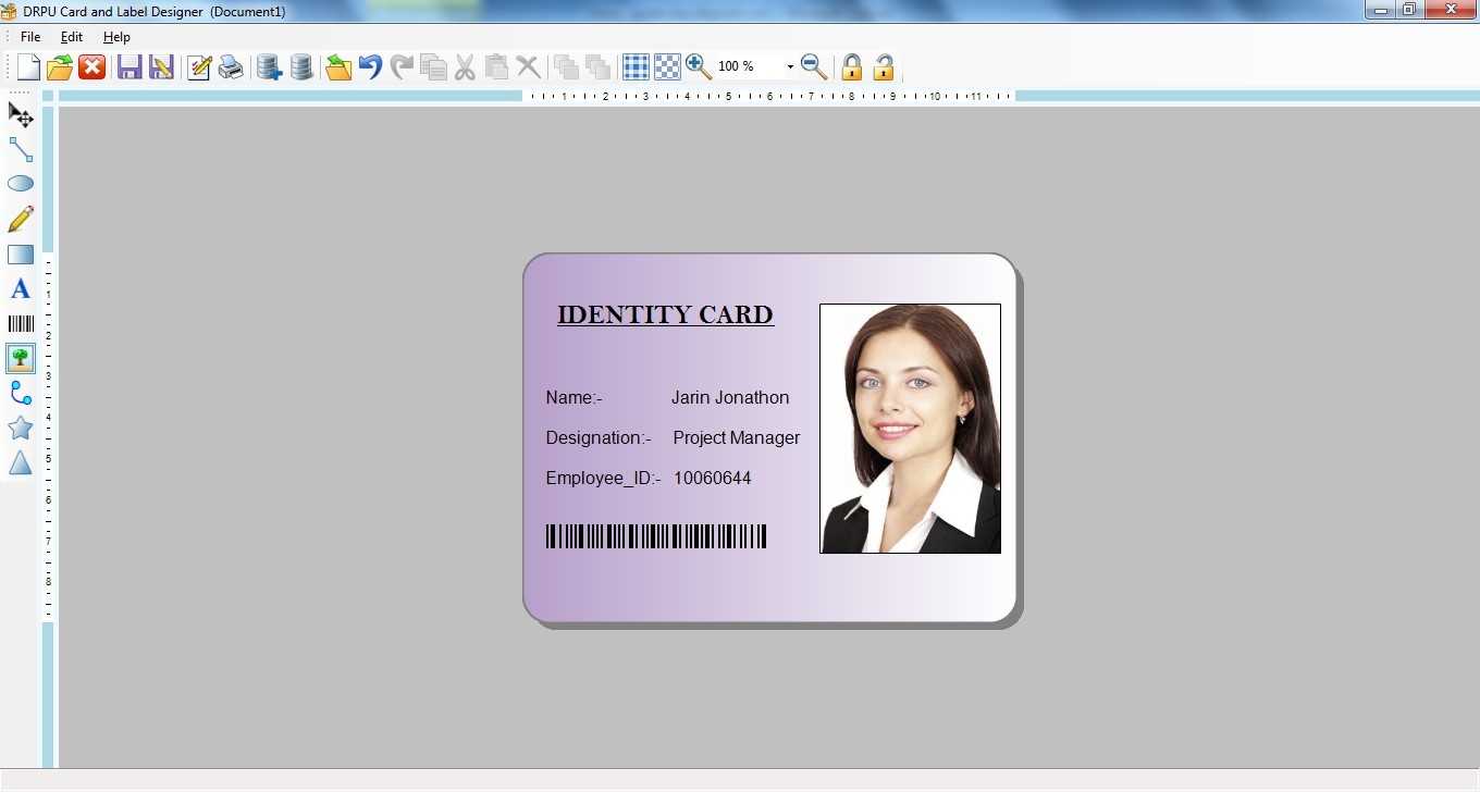 Download Drpu Id Card Design Software Software: Id Card Within Faculty Id Card Template