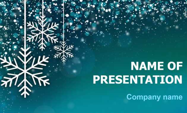 Download Free Snowing Snow Powerpoint Theme For Presentation with regard to Snow Powerpoint Template