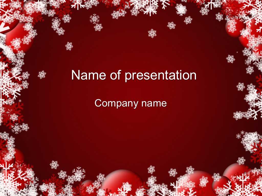 Download Free Winter Coming Powerpoint Template For Presentation With Regard To Snow Powerpoint Template