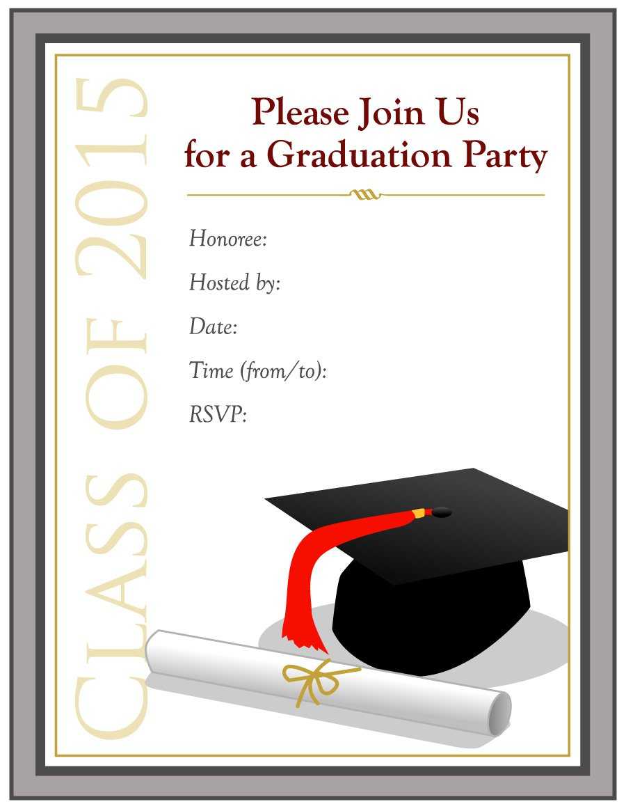 Download Graduation Invitation Template – Mahre In Graduation Invitation Templates Microsoft Word