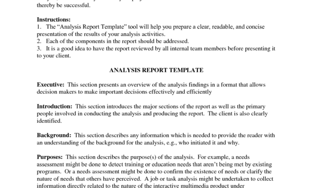 Downloadable Analysis Report Template Sample : V-M-D regarding Business Analyst Report Template