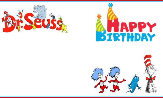 Dr Seuss Free Printable Invitation Templates | Invitations for Dr Seuss Birthday Card Template