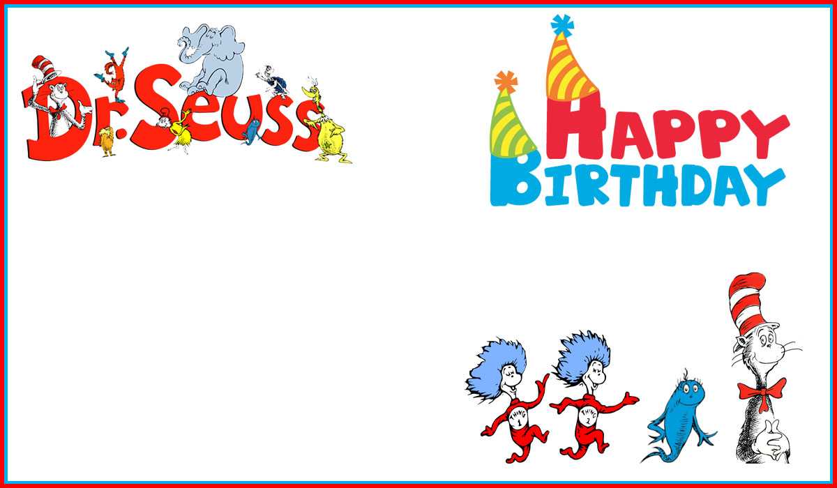 Dr Seuss Free Printable Invitation Templates | Invitations For Dr Seuss Birthday Card Template