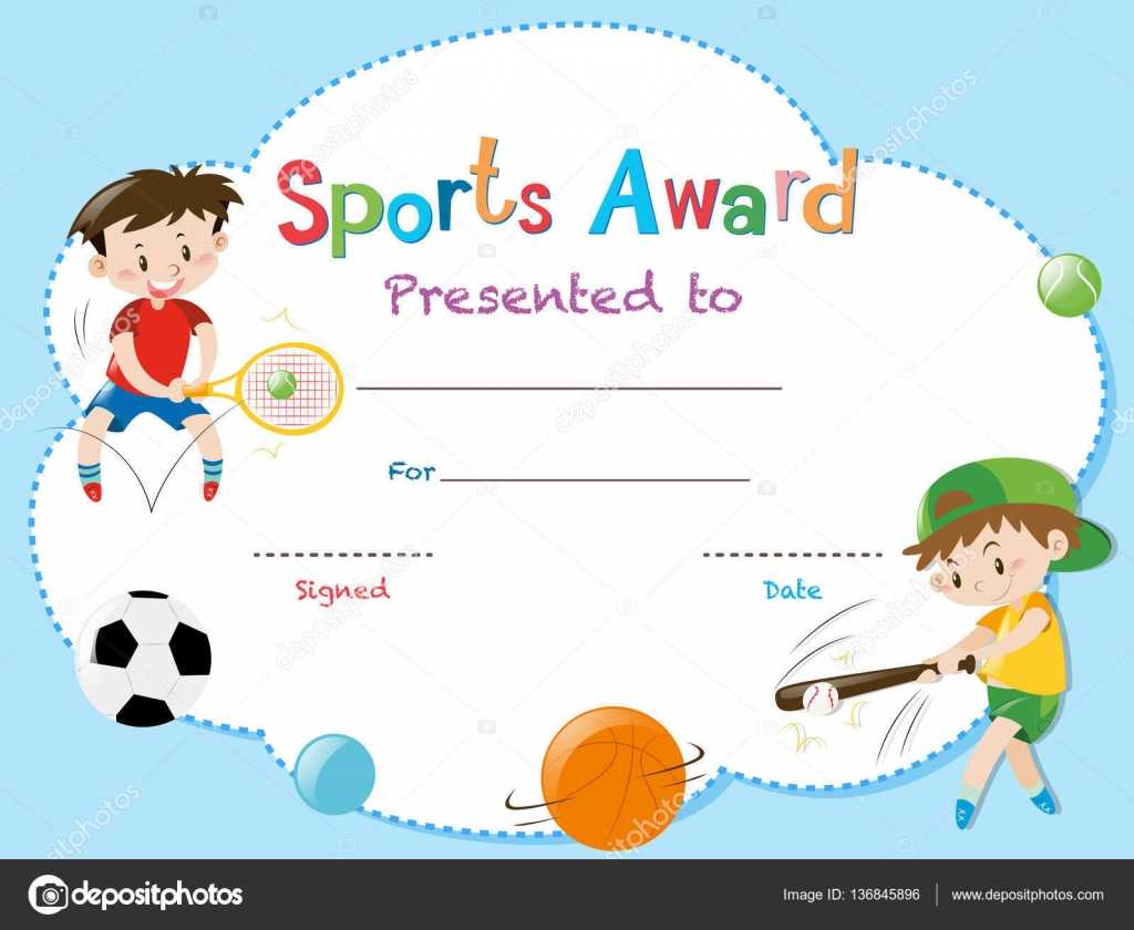 ᐈ Football Camp Certificate Template Stock Vectors, Royalty In Basketball Camp Certificate Template