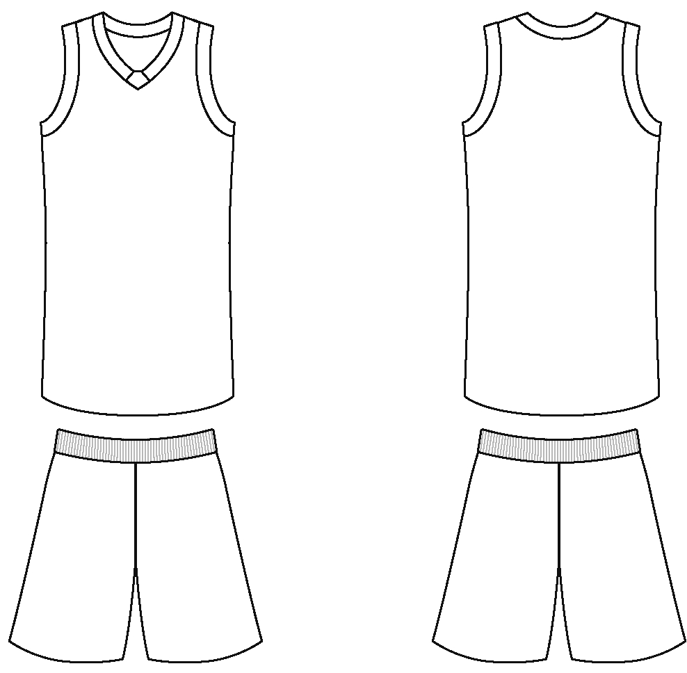 √ Blank Basketball Jersey Template Free Download Clip Art Throughout Blank Basketball Uniform Template