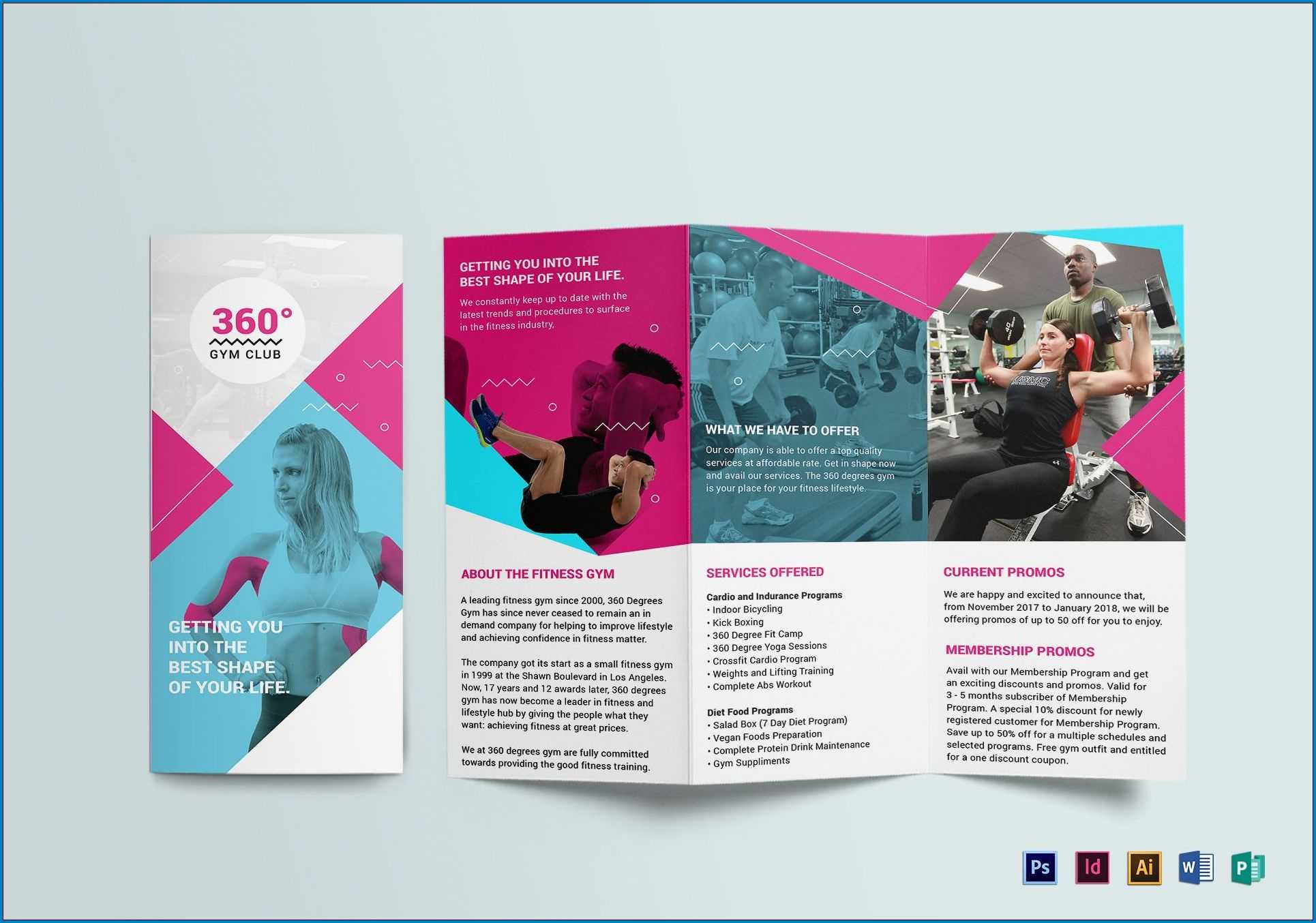 √ Free Printable Tri Fold Brochure Template | Templateral Throughout Training Brochure Template