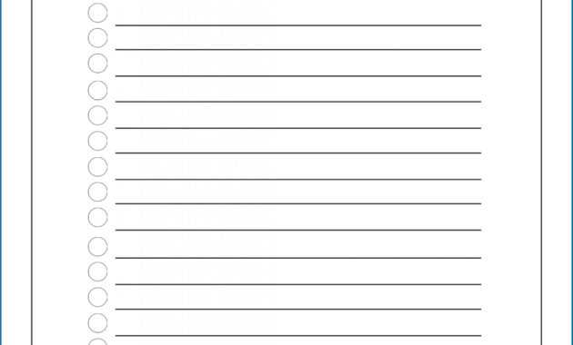 √ Free To Do List Printable Template | Templateral throughout Blank To Do List Template