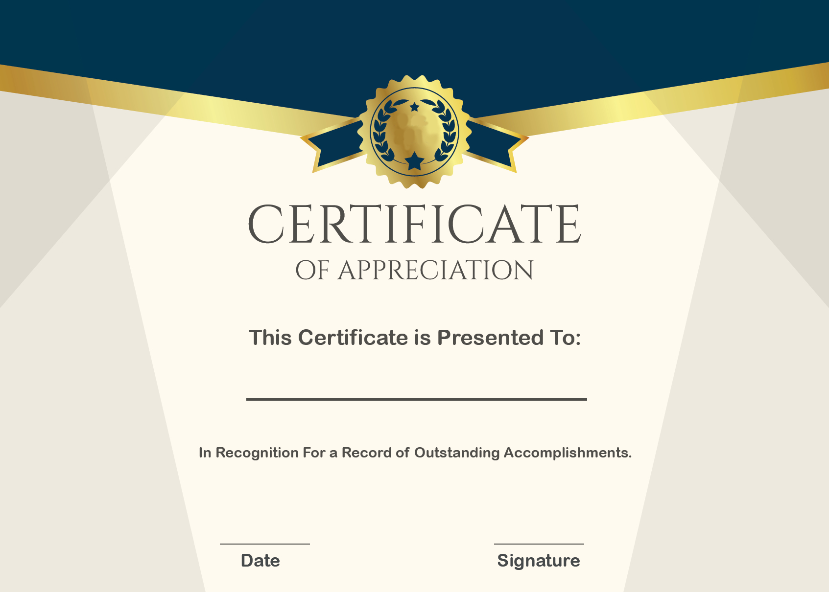 ❤️ Sample Certificate Of Appreciation Form Template❤️ Inside Gratitude Certificate Template