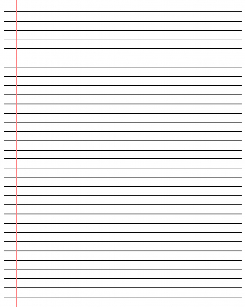 ❤️20+ Free Printable Blank Lined Paper Template In Pdf❤️ In Ruled Paper Template Word