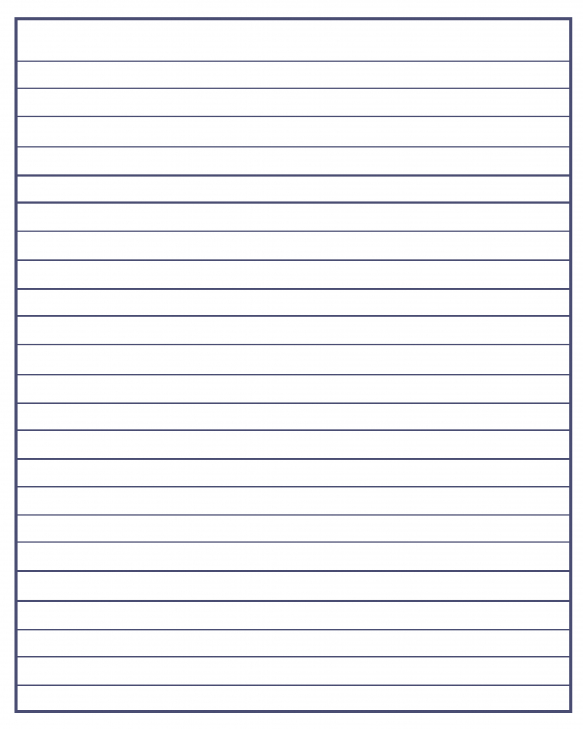 ❤️20+ Free Printable Blank Lined Paper Template In Pdf❤️ With Regard To Microsoft Word Lined Paper Template