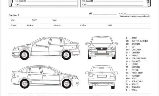 E8Fc7 Vehicle Damage Report Template | Wiring Resources with Car Damage Report Template