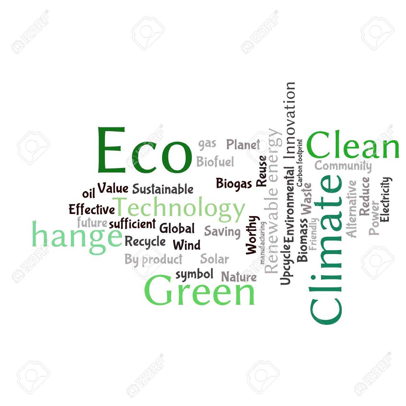 Ecology Earth Concept Word Collage. Environmental Poster Design.. With Free Word Collage Template