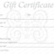 Editable And Printable Silver Swirls Gift Certificate Template In Microsoft Gift Certificate Template Free Word