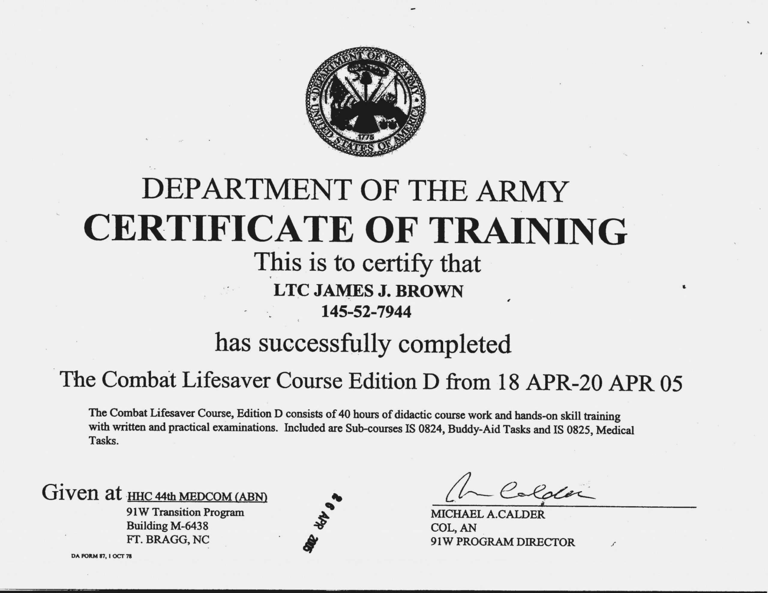 Editable Ideas Of Army Drivers Training Certificate Template Intended For Army Certificate Of Completion Template