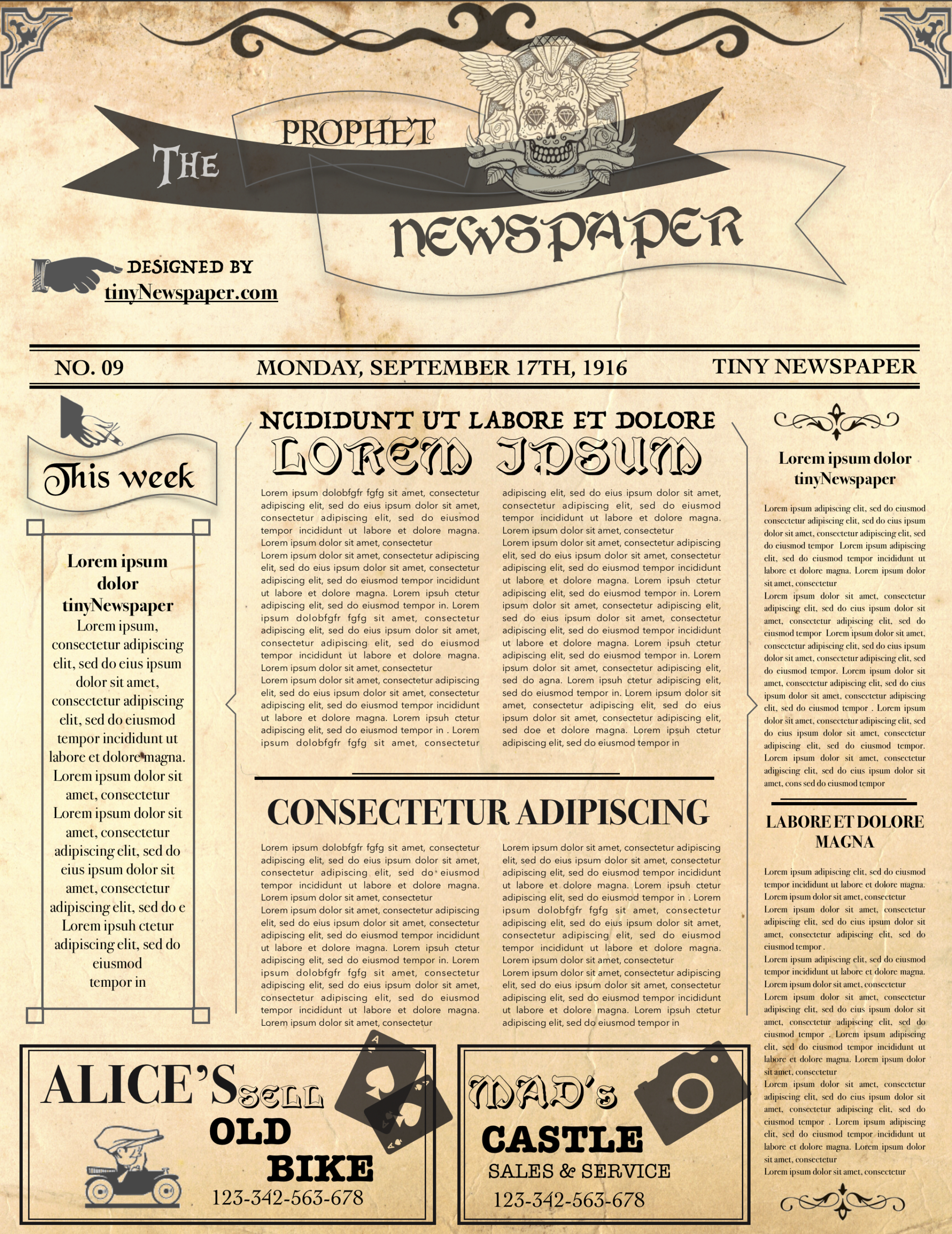 Editable Newspaper Template Throughout Old Newspaper Template Word Free