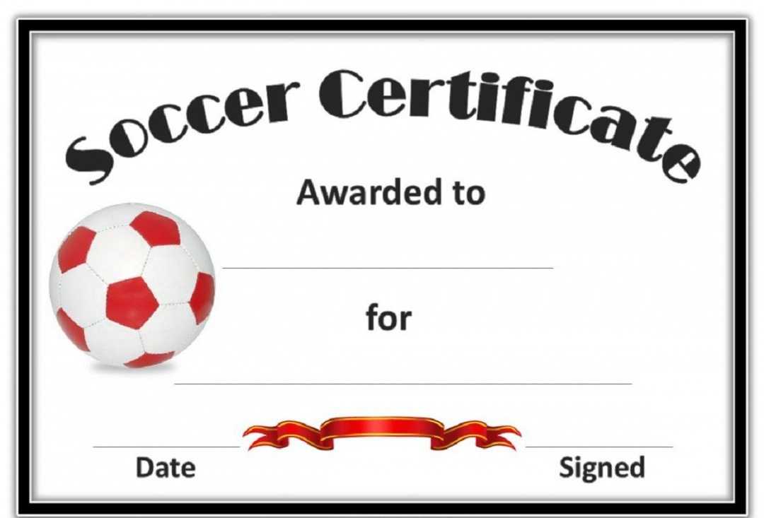 Editable Soccer Award Certificates Template Kiddo Shelter With Soccer Award Certificate Template
