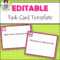 Editable Task Card Templates – Bkb Resources Intended For Task Cards Template
