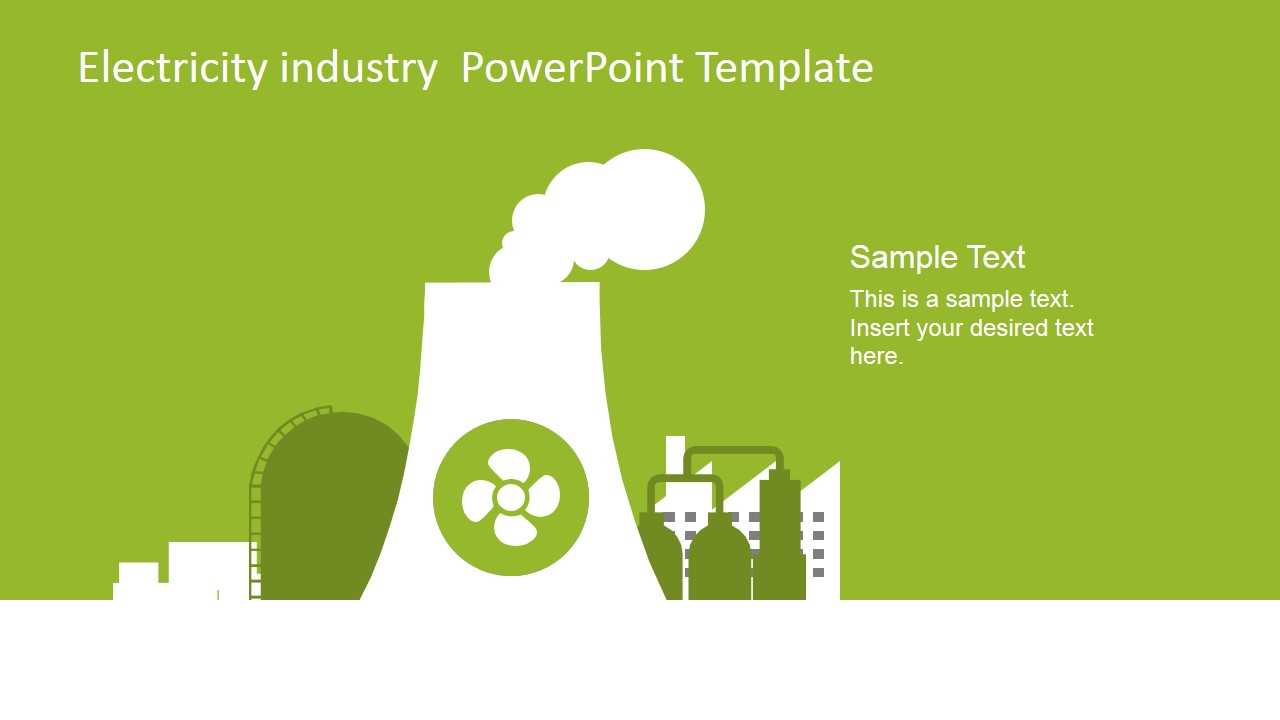 Electricity Industry Powerpoint Template - Slidemodel Intended For Nuclear Powerpoint Template