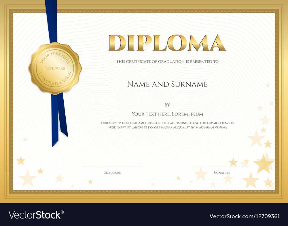 Elegant Diploma Certificate Template Completion Intended For Christian Certificate Template