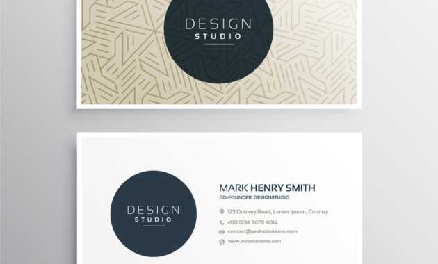 Elegrant Business Company Visiting Card Template with Company Business Cards Templates