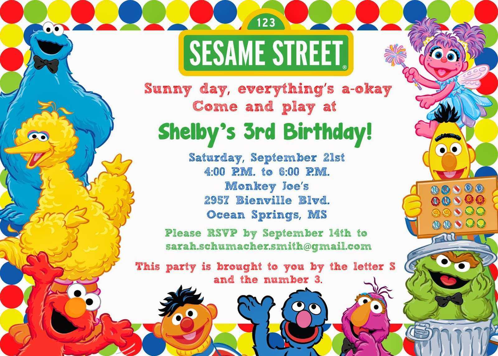 Elmo Birthday Invitation Template – Cards Design Templates Regarding Elmo Birthday Card Template
