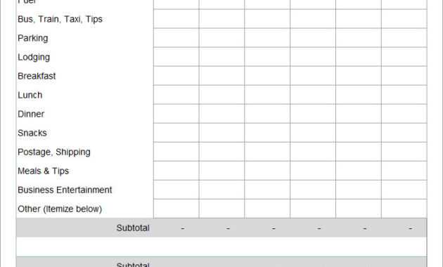 Employee Expense Report Template - 9+ Free Excel, Pdf, Apple pertaining to Microsoft Word Expense Report Template