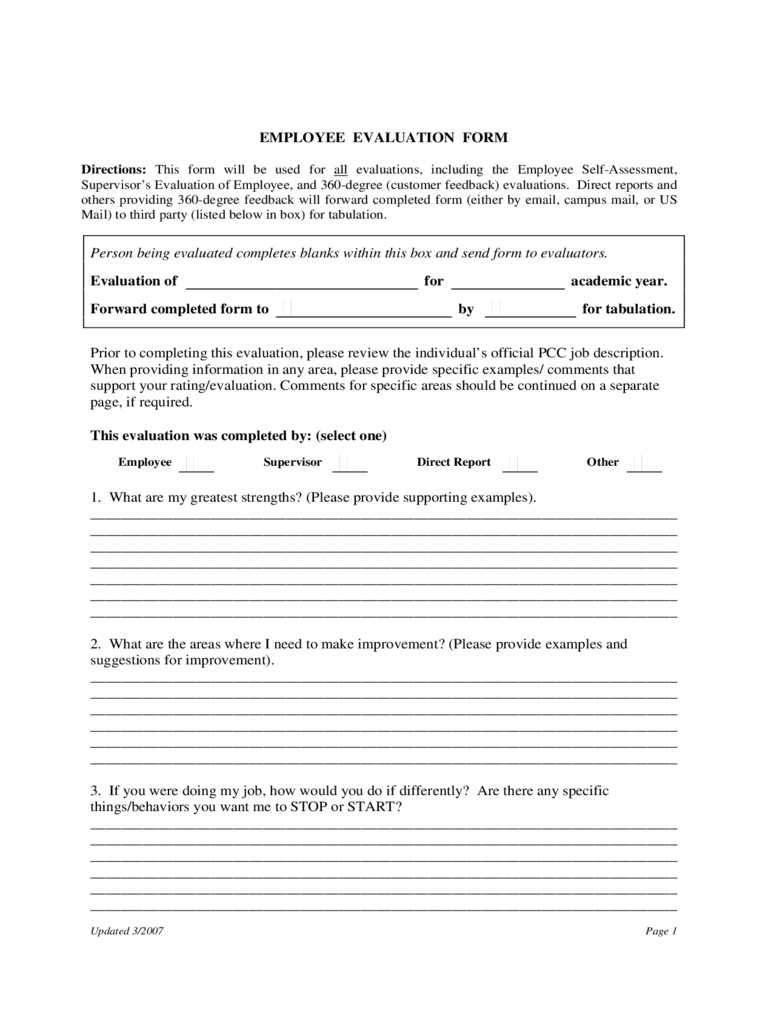 Employee Feedback Form – 1 Free Templates In Pdf, Word In Word Employee Suggestion Form Template