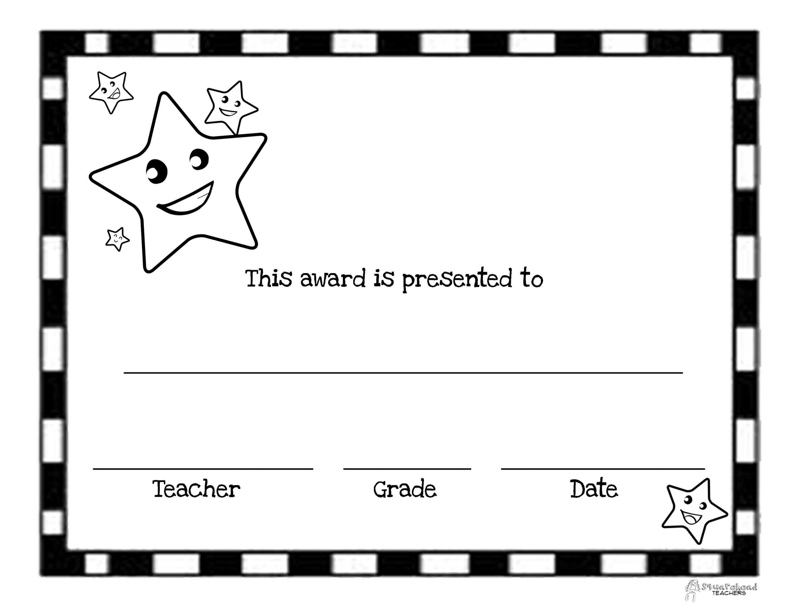 End Of The Year Awards (44 Printable Certificates Throughout Classroom Certificates Templates