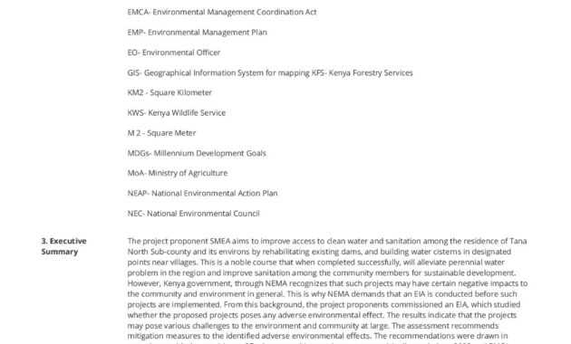 Environmental Impact Statement Example (Free And Customisable) within Environmental Impact Report Template