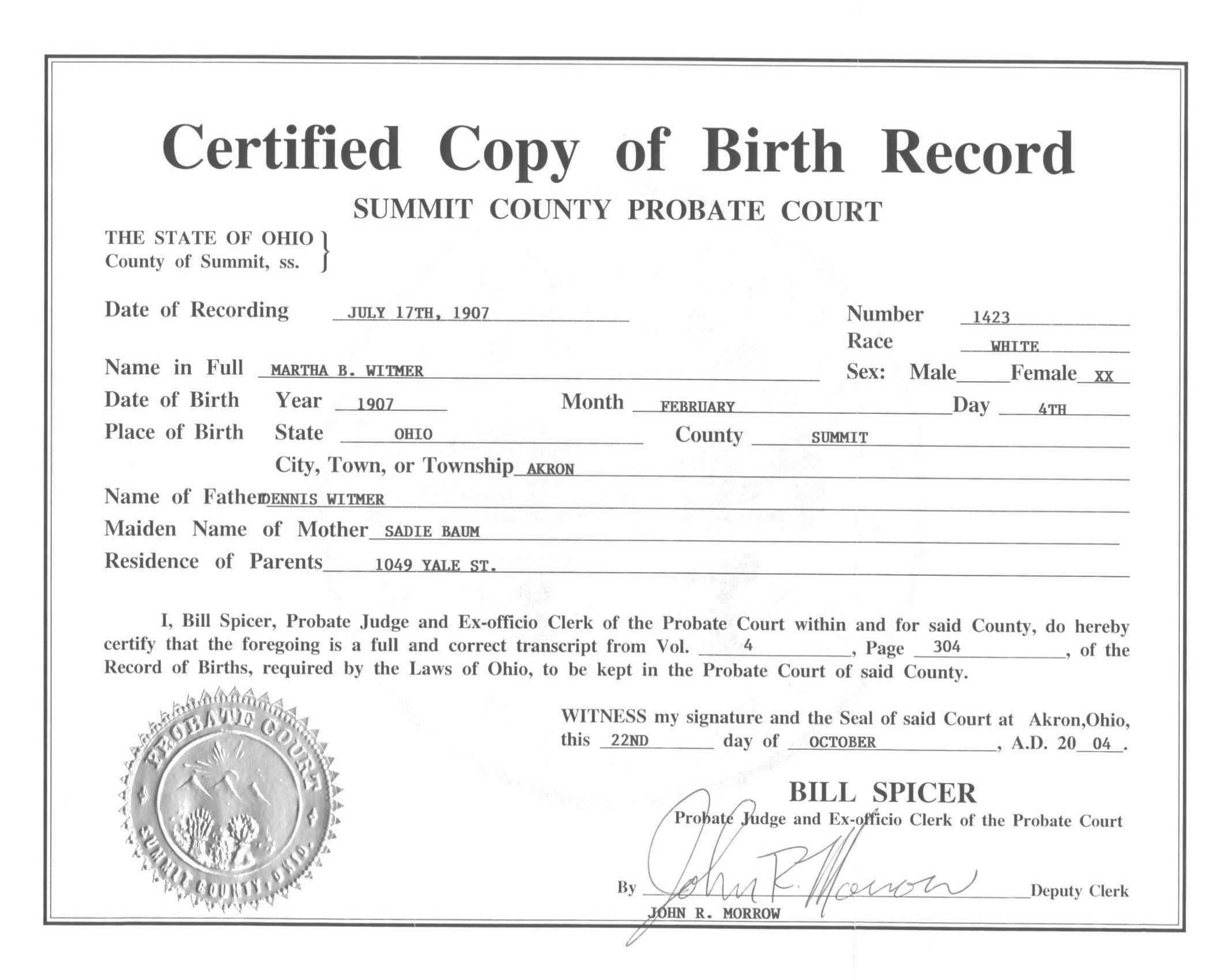 🥰free Printable Certificate Of Birth Sample Template🥰 With Baby Death Certificate Template