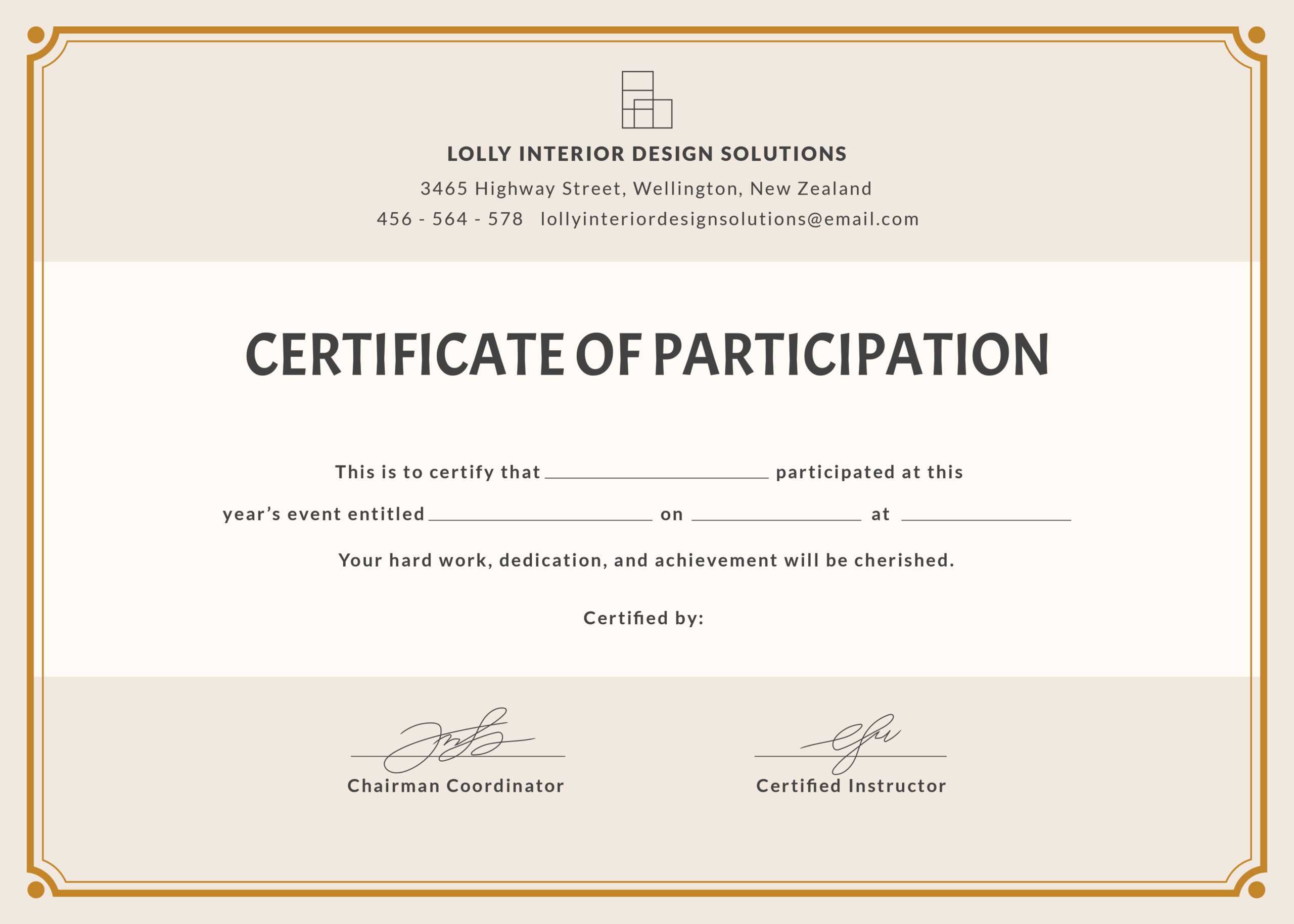 🥰free Printable Certificate Of Participation Templates (Cop)🥰 Pertaining To Certificate Of Participation Word Template