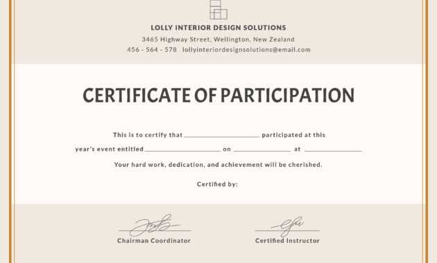 🥰free Printable Certificate Of Participation Templates (Cop)🥰 regarding Certificate Of Participation Template Pdf