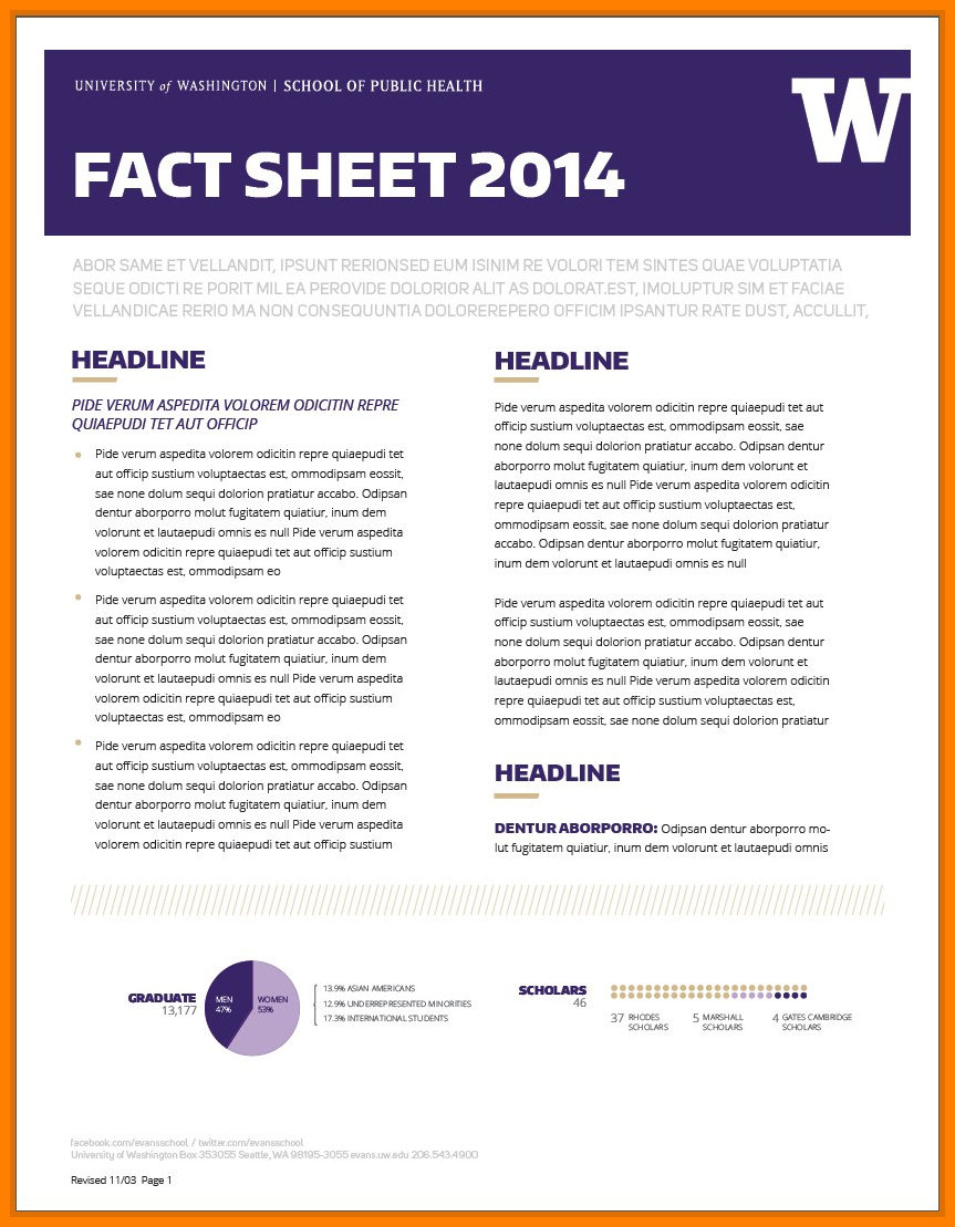 Fact Sheet Template Microsoft Word - Zohre.horizonconsulting.co Regarding Fact Sheet Template Microsoft Word