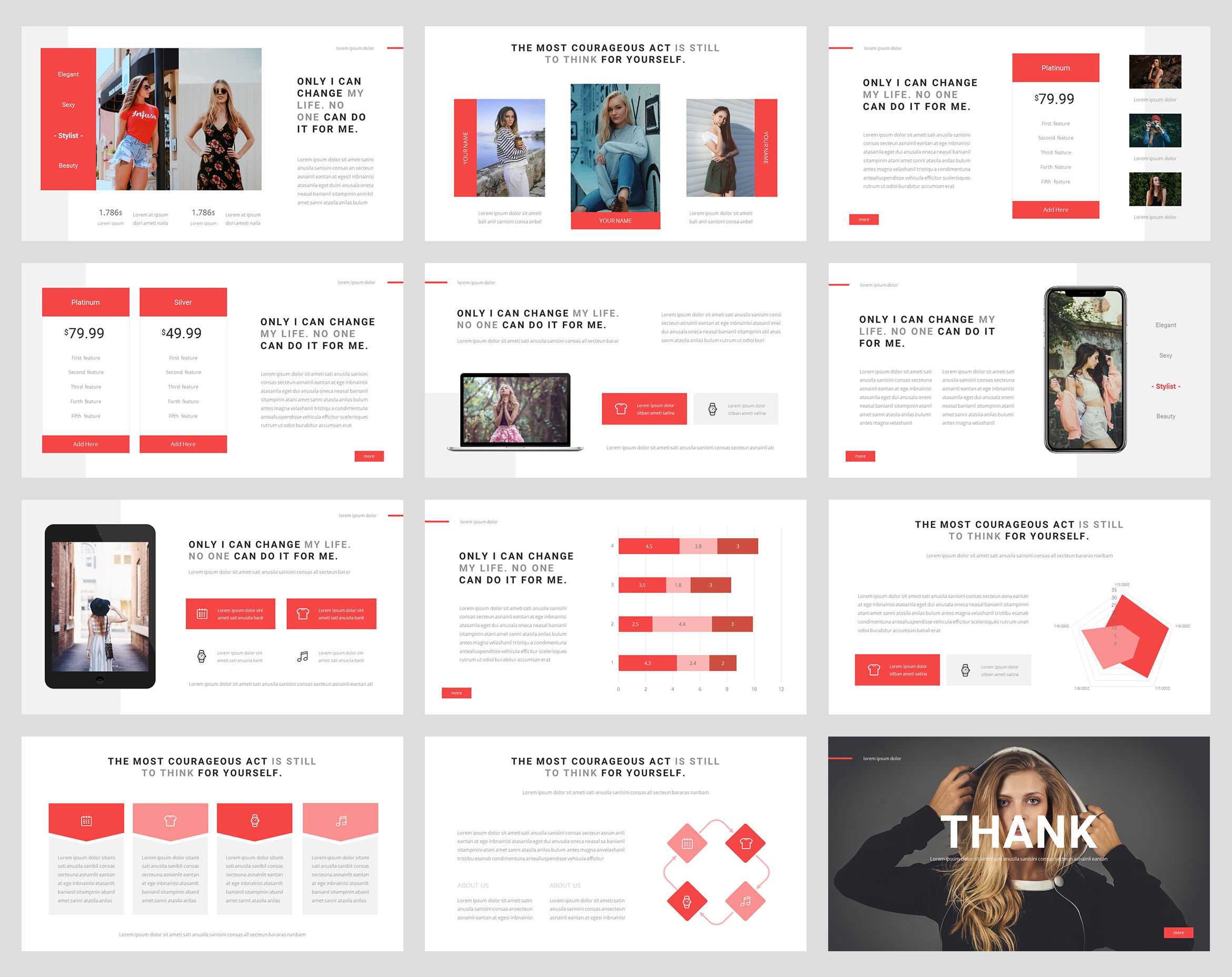 Fancy – Fashion Powerpoint Templatestringlabs For Fancy Powerpoint Templates