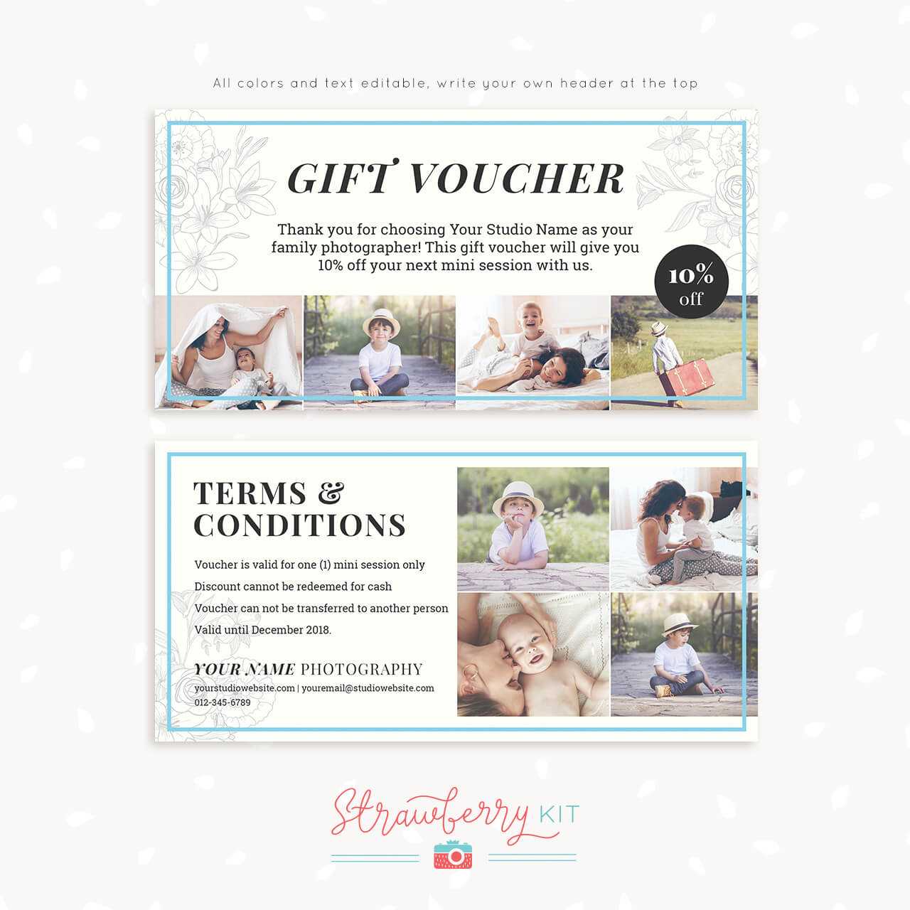 Fantastic Photo Session Gift Certificate Template Ideas Free With Regard To Photoshoot Gift Certificate Template