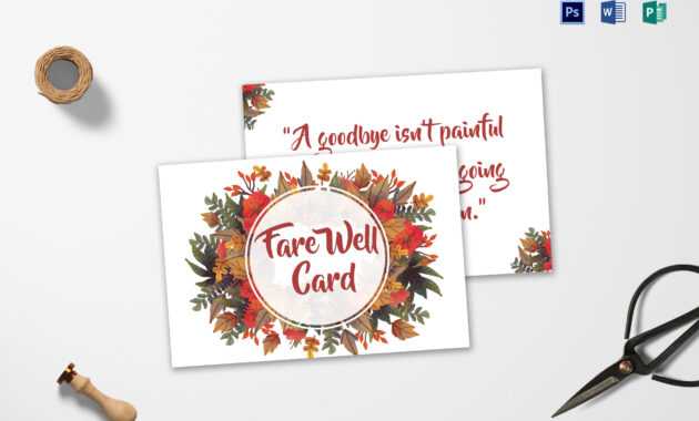 Farewell Design Card - Zohre.horizonconsulting.co throughout Farewell Card Template Word