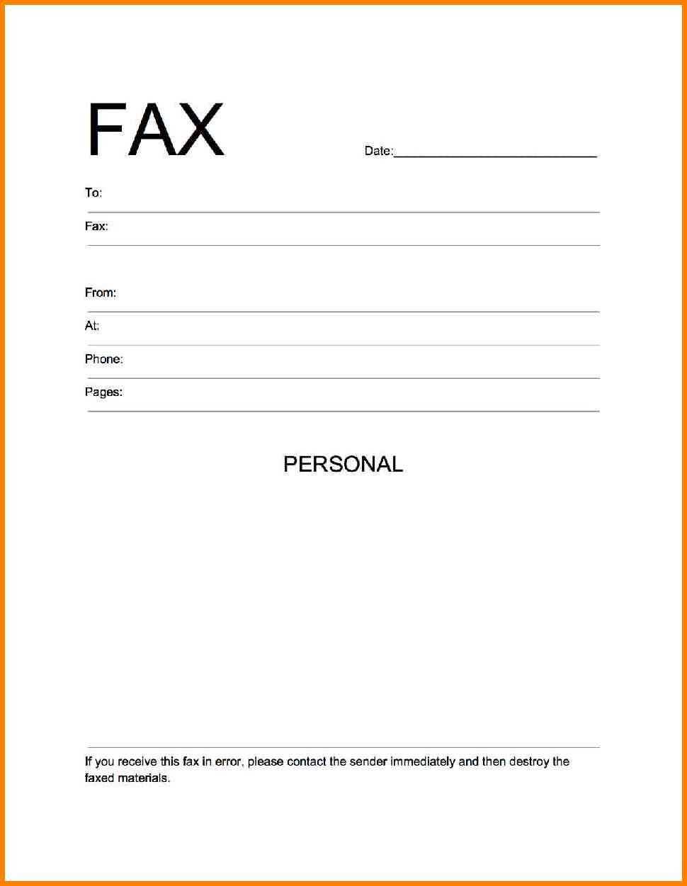 Fax Cover Sheet Template Word Spreadsheet Examples Printable Inside Fax Cover Sheet Template Word 2010
